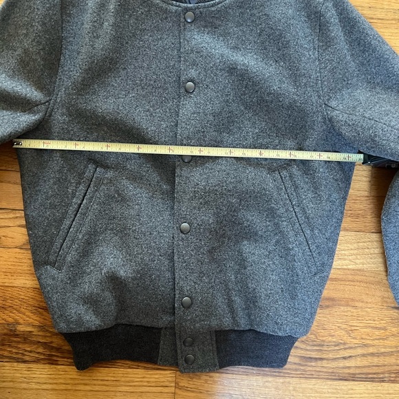 JCrew Wool Bomber, grey, XS, new without tags - Picture 5 of 7